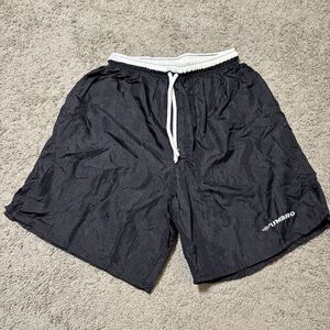 Vintage Umbro Women’s Black Athletic Gym Soccer Shorts Small Nylon